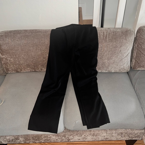 Commense Black Wide Leg Cape Pants - Picture 2 of 9